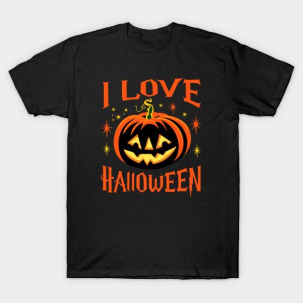 I Love Halloween Pumpkin T-shirt