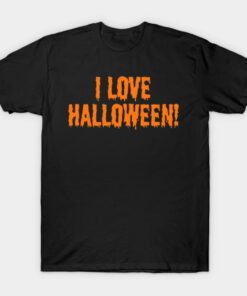 I Love Halloween T shirt 1