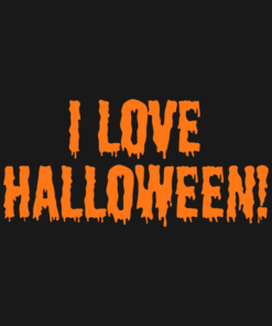 I Love Halloween T shirt 2
