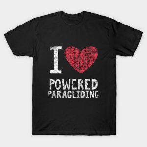 I love powered paragliding Halloween T-shirt