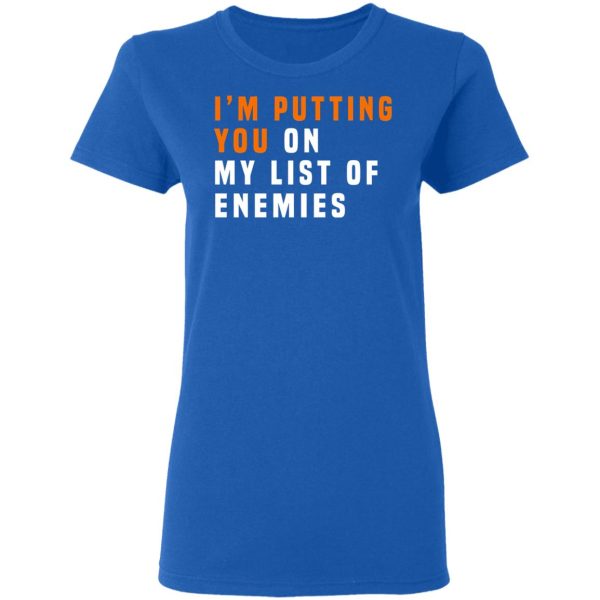 Enemies 2025 t shirt