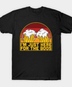 Im just here for the boos Beer vintage Halloween T shirt 1
