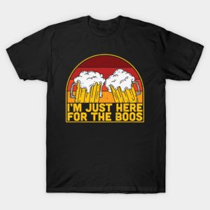 Im just here for the boos Beer vintage Halloween T shirt 1