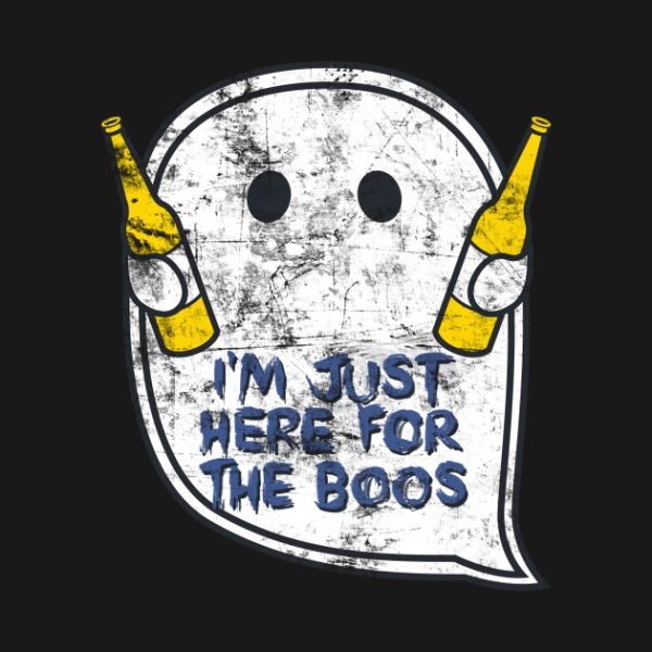 I’m just here for the boos beers Halloween T-shirt