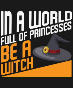 In a world full of princesses be witch T shirt 2