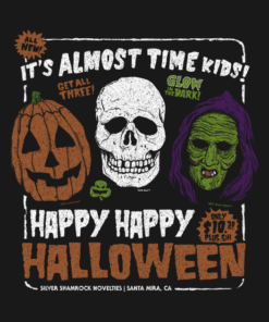 It's Almost Time Kids Happy Happy Halloween T-shirt 1 Its Almost Time Kids Happy Happy Halloween T shirt 2