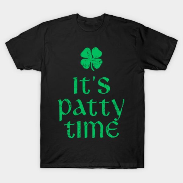 It’s patty time Shamrock logo St. Patrick’s Day T-shirt