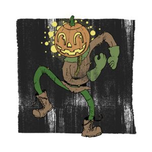 Jackoboy in the dark Halloween T shirt 2