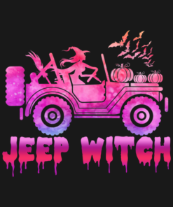 Jeep Witch Pumpkin bats Halloween t-shirt 1 Jeep Witch Pumpkin bats Halloween t shirt 2