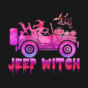 Jeep Witch Pumpkin bats Halloween t shirt 2