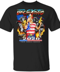 Joe Exotic 2020 President Fuck Carole Baskin Tiger King T Shirts Hoodies Long Sleeve 1