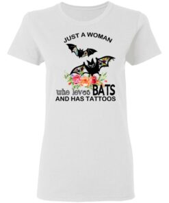 Just A Woman Who Loves Bats And Has Tattoos T-Shirts, Hoodies, Long Sleeve 2 Just A Woman Who Loves Bats And Has Tattoos T Shirts Hoodies Long Sleeve 11