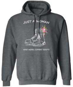 Just A Woman Who Wore Combat Boots T Shirts Hoodies Long Sleeve 8