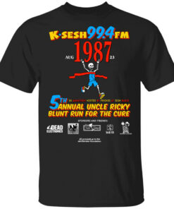 KSESH 994FM 1987 5th Annual Uncle Ricky Lunt Run For The Cure T Shirts Hoodies Long Sleeve 1