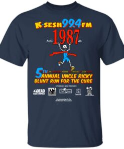K.SESH 99.4FM 1987 5th Annual Uncle Ricky Lunt Run For The Cure T-Shirts, Hoodies, Long Sleeve 2 KSESH 994FM 1987 5th Annual Uncle Ricky Lunt Run For The Cure T Shirts Hoodies Long Sleeve 11
