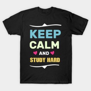 Keep calm and study hard Halloween T shirt 1