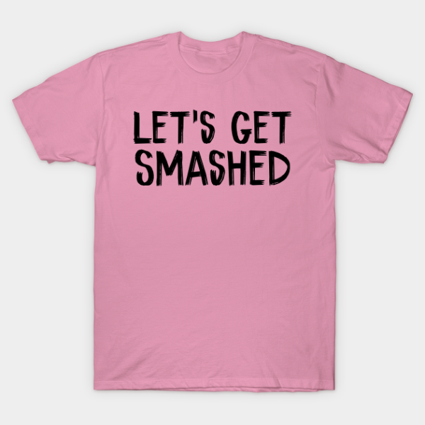 Lets Get Smashed Funny Pumpkin Beer Halloween T-shirt