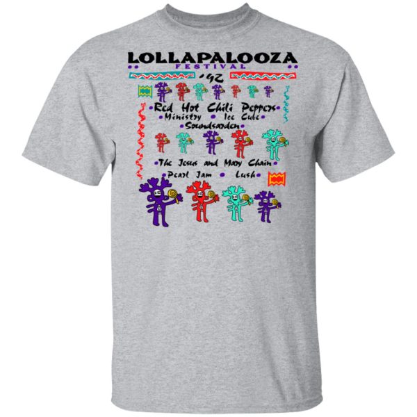 Lollapalooza Festival 1992 T-Shirts, Hoodies, Long Sleeve