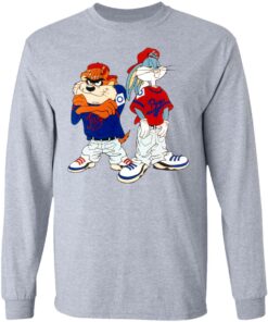 Looney Tunes Bugs Bunny and Tazmanian Devil Kris Kross T Shirts Hoodies Long Sleeve 2