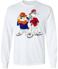 Looney Tunes Bugs Bunny and Tazmanian Devil Kris Kross T Shirts Hoodies Long Sleeve 3