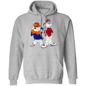 Looney Tunes Bugs Bunny and Tazmanian Devil Kris Kross T Shirts Hoodies Long Sleeve 5