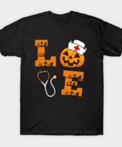 Love Halloween Nurse T Shirt 1