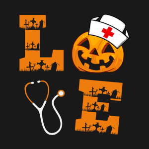 Love Halloween Nurse T-Shirt