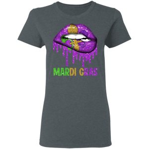 Mardi Gras Lip Biting T Shirts Hoodies Long Sleeve 2