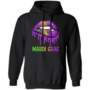 Mardi Gras Lip Biting T Shirts Hoodies Long Sleeve 6