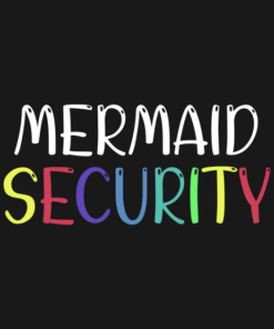 Mermaid security Halloween T shirt 2