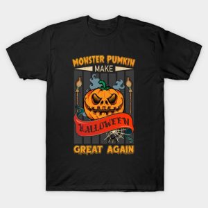 Monster Pumpkin make Halloween great again t-shirt