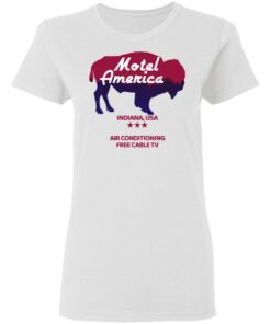 Motel America Indiana USA Air Conditioning Free Cable TV T Shirts Hoodies Long Sleeve 11