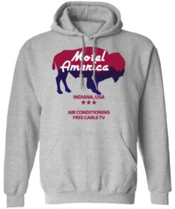Motel America Indiana USA Air Conditioning Free Cable TV T Shirts Hoodies Long Sleeve 5