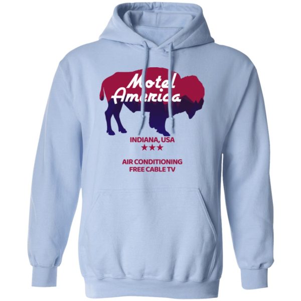 Motel America Indiana USA Air Conditioning Free Cable TV T-Shirts, Hoodies, Long Sleeve