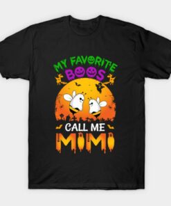 My Favorite Boos Call Me Mimi Halloween T Shirt 1