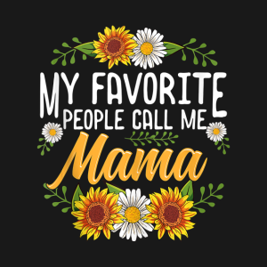 My Favorite People Call Me Mama Thanksgiving T Shirt 2