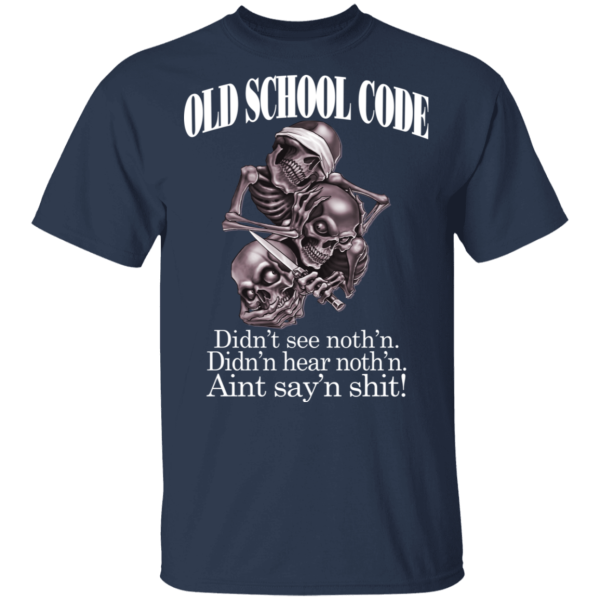 Old School Code Didn’t See Nothing T-Shirts, Hoodies