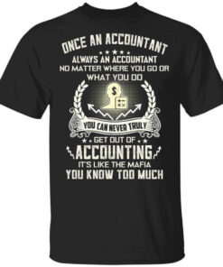 Once An Accountant Always An Accountant No Matter Where You Go Or What You Do T Shirts Hoodies Long Sleeve 1