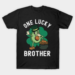One Lucky Brother – St. Patricks Day Avocado T-Shirt