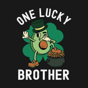 One Lucky Brother – St. Patricks Day Avocado T-Shirt