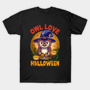 Owl Love Halloween T-Shirt