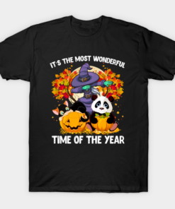 Panda Its The Most Wonderful Time Of The Year T Shirt 1