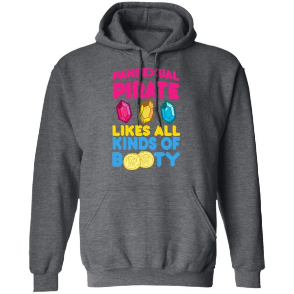 Pansexual Pirate Likes All Kinds Of Booty T-Shirts, Hoodies, Long Sleeve