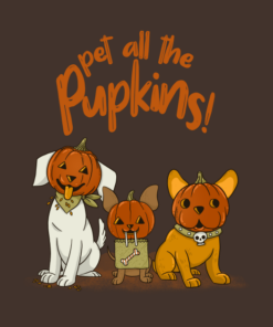 Pet All The Pupkins T shirt 2