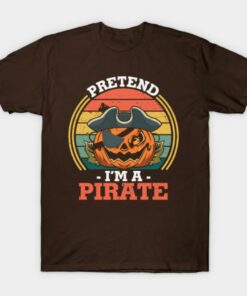 Pretend Im a Pirate vintage Halloween T shirt 1