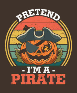 Pretend I'm a Pirate vintage Halloween T-shirt 1 Pretend Im a Pirate vintage Halloween T shirt 2