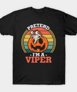 Pretend Im a Viper Pumpkin vintage Halloween T shirt 1