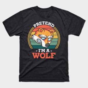 Pretend I’m a Wolf Pumpkin vintage Halloween T-shirt