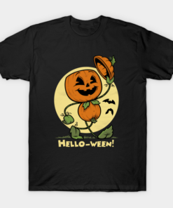 Pumpkin Halloween Hello ween T Shirt 1