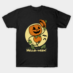 Pumpkin Halloween Hello ween T Shirt 1